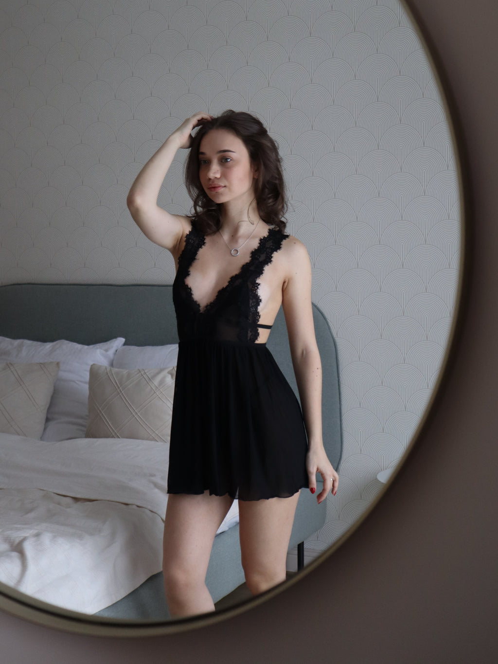 Koszula nocna EVA czarna