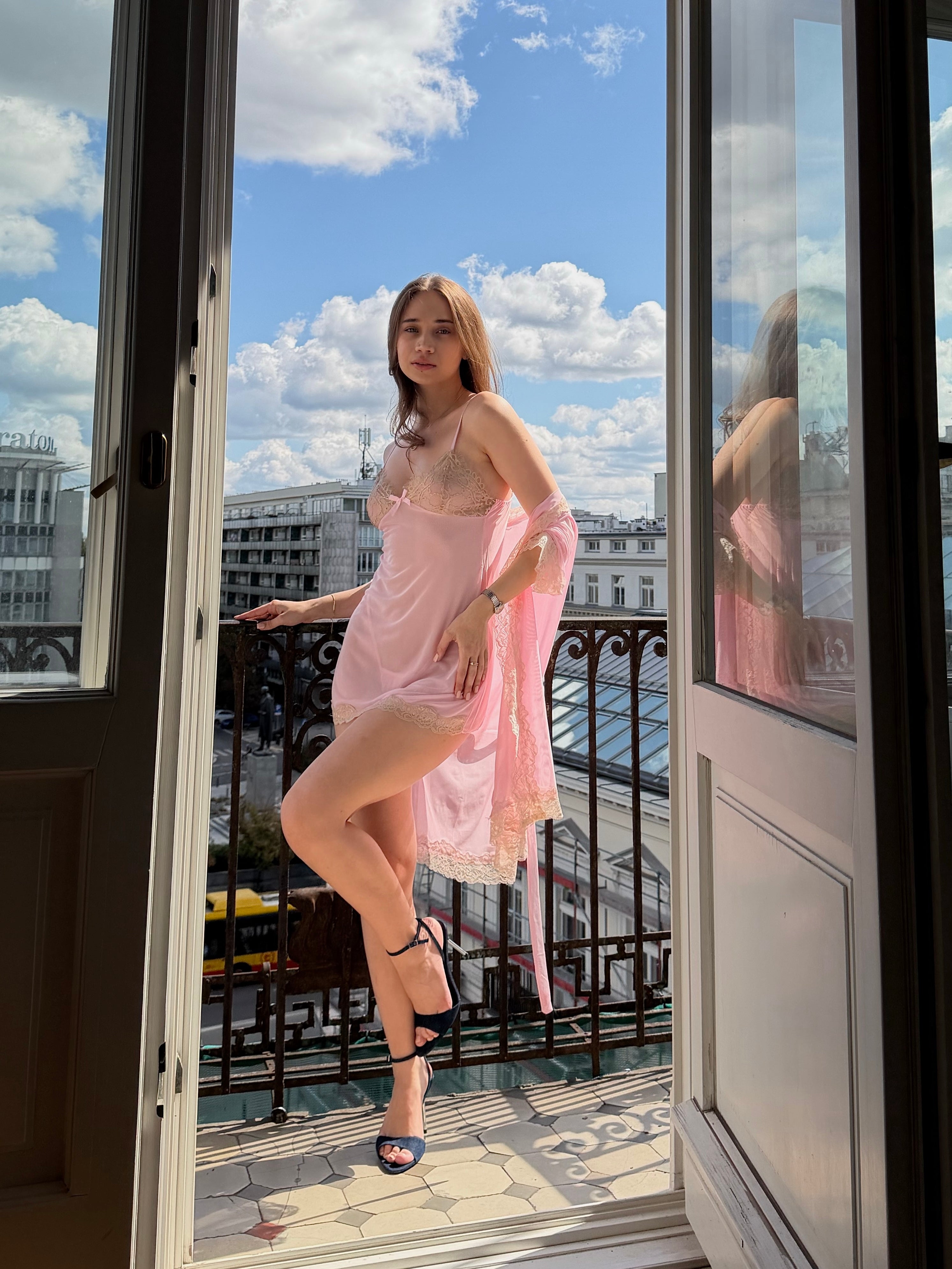 Komplet AMELIE różowy